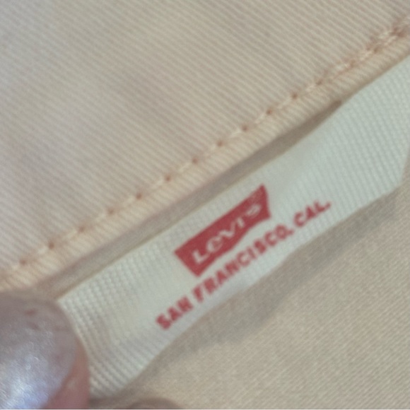 LEVI’S Pale Peach Women’s Button Down Romper with Pockets and Collar Size XS‎ - Picture 14 of 16